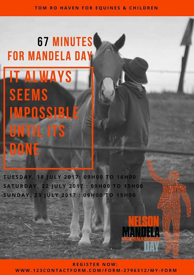 TomRoHaven's tweet photo. What are you doing for your 67 mins?? Come and Join the haven team down on the farm for some hard work. #mandeladay #67mins #giveback https://t.co/sLkd6hFPQf