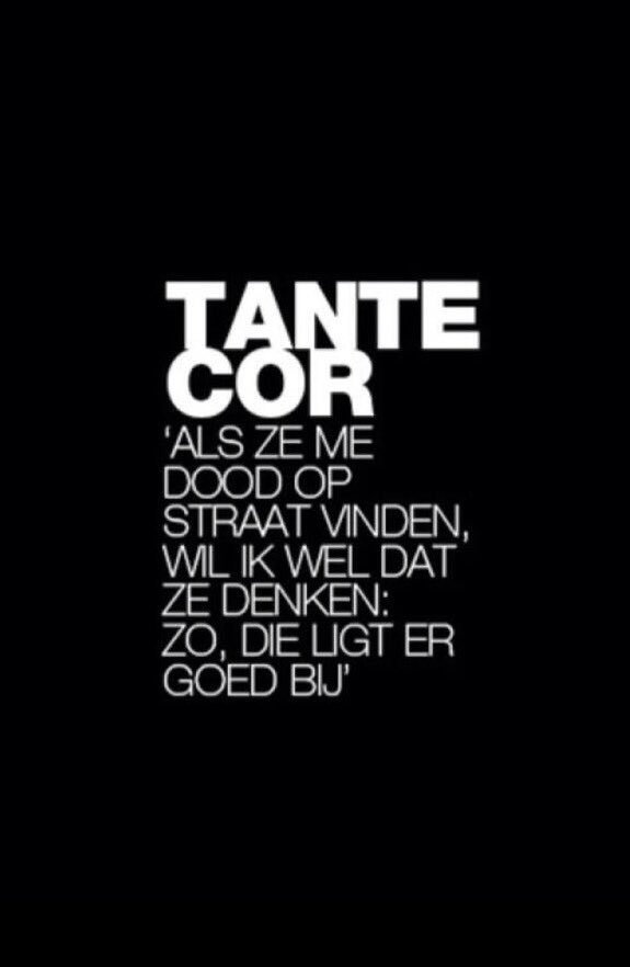 Suuz_'s tweet image. Tante Cor is mijn spirit animal.