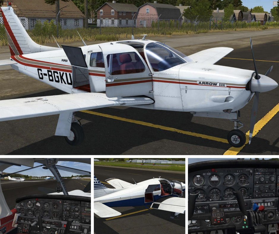 feelThere's tweet photo. PA-28R ARROW III by #JustFlight #ARROWIII #PA28R #flightsimulator #fsx #airtraffic #AirTrafficControl #Feelthere @: https://t.co/0KLwXSPRRr https://t.co/obZWhS1HMl