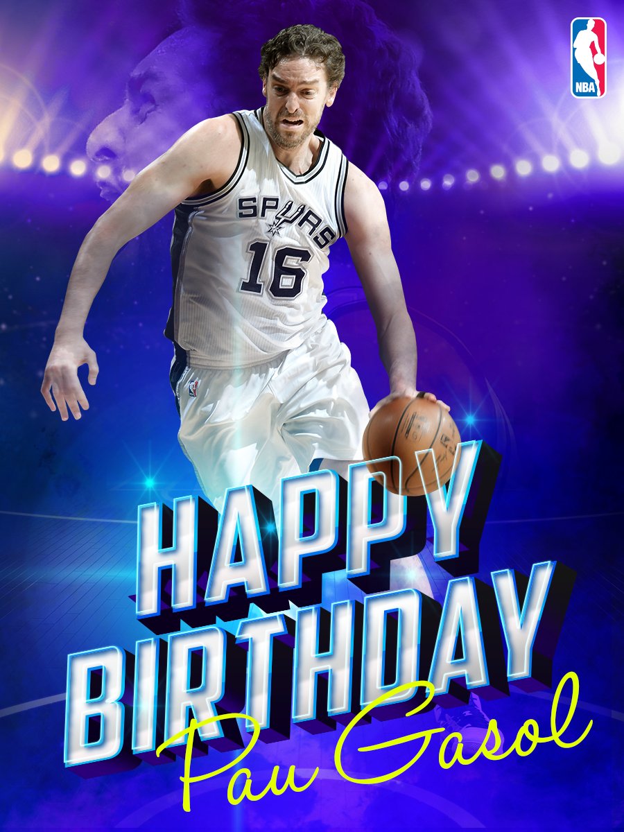 Join us in wishing the six-time NBA All Star, Pau Gasol, a very Happy Birthday! 