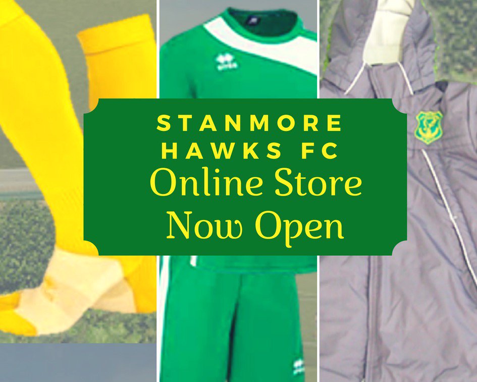 StanmoreHawksFC's tweet photo. Online store now open https://t.co/9wxHHunMOU. https://t.co/9lAFctC8mT