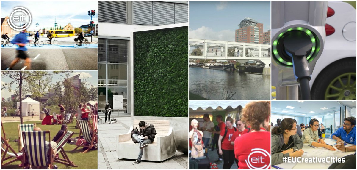 EITeu's tweet photo. #Flyingcar #citytree&amp;...!Check how #EITCommunity #cities are #creative! #EUCreativeCities #innovation @TNavracsicsEU https://t.co/5twu9JE1Do https://t.co/0kZndf1mcf