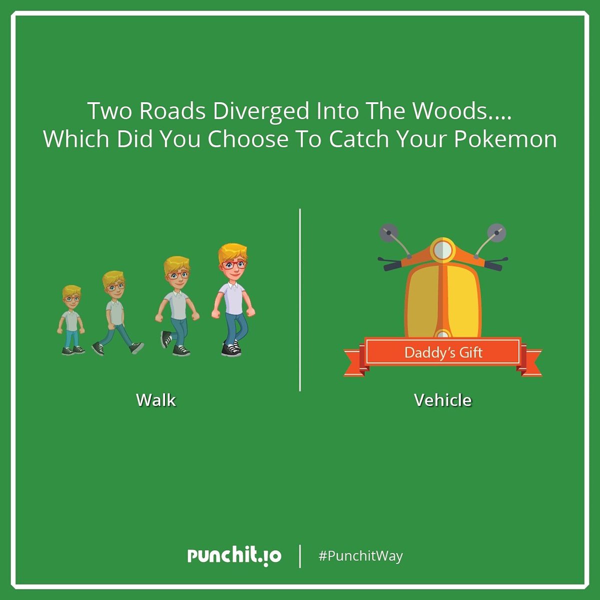 punchit2015's tweet photo. Two Roads Diverged Into The Woods....
Which Did You Choose To Catch Your Pokemon
DL: https://t.co/bWkgaDzdy6
#PunchitWay #PokemonGO https://t.co/Zf9qBbWAMn