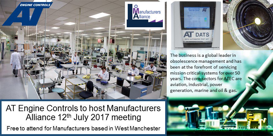 Mfg_Alliance's tweet photo. Worsley Manufacturer #ATEngineControls to host 12th July @Mfg_Alliance meeting. #GBmfg #ukmfg Register to attend >>> https://t.co/8wEfnjBwO6 https://t.co/Es8gOvM0ot