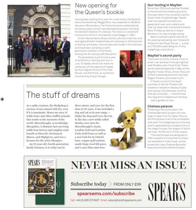 ShootingSociety's tweet photo. Great mention in @SpearsMagazine on The World Gunmakers Evening by  @GunsOnPegs - Looking forward to next year! #Mayfair #guns #shooting https://t.co/yltzblDtrI