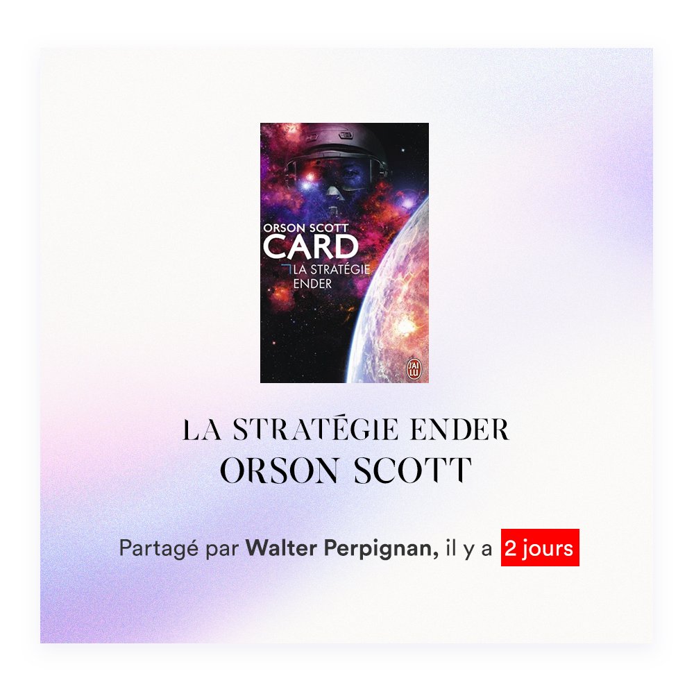 Ellip_App's tweet photo. Retrouvez cette sélection de vos livres d'enfance : https://t.co/S9BL8SjcsK  
@orsonscottcard @roald_dahl @StephenKing https://t.co/ga5TwWMrry