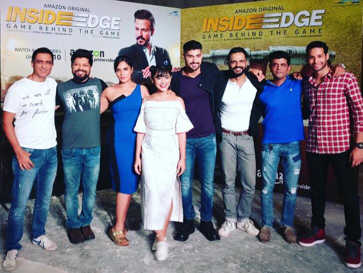 GiantRobotEnt's tweet photo. #InsideEdge Promotions - @RichaChadha_ @vivek_oberoi @jitin0804 @InsideEdgeAMZN @excelmovies
Streaming from 10th July only on @AmazonVideoIN https://t.co/kQfUqrv7F1