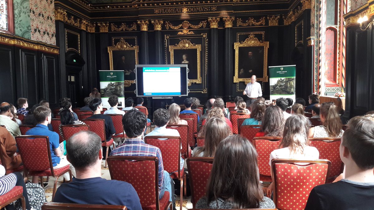 #cambopendays alive and kicking <a href="/QueensCam/">Queens' College</a> with talks for parents and students