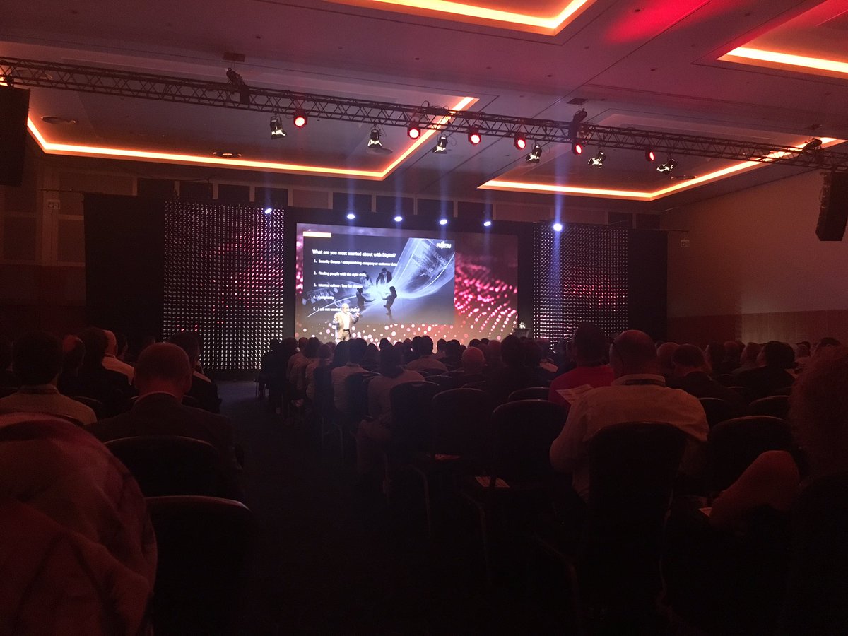 veronicarahnebe's tweet photo. #FujitsuWorldTour worries about digital innovation my number 1 is security voting by the audience underway  @FujitsuUKEvents https://t.co/cgEHbzQdhB