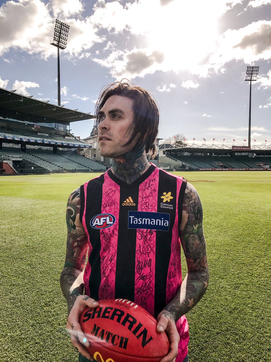 Matthew Garwood (@garwoodmatthew) on Twitter photo After losing my Grandfather last month to cancer, it's an honour to be singing <a href="/AFL/">AFL</a> <a href="/HawthornFC/">Hawthorn FC</a> v <a href="/GWSGIANTS/">GWS GIANTS</a>! For <a href="/CancerTas/">Cancer Council TAS</a> Pink Ribbon After losing my Grandfather last month to cancer, it's an honour to be singing <a href="/AFL/">AFL</a> <a href="/HawthornFC/">Hawthorn FC</a> v <a href="/GWSGIANTS/">GWS GIANTS</a>! For <a href="/CancerTas/">Cancer Council TAS</a> Pink Ribbon