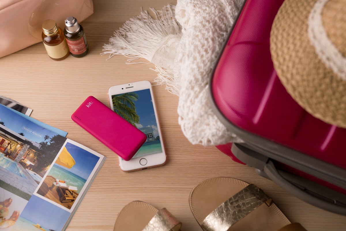 Stay powered up on your summer holiday with Kit: Power Banks. Shop now at <a href="/ThreeUK/">Three UK</a> online and in-store #PowerUpNow