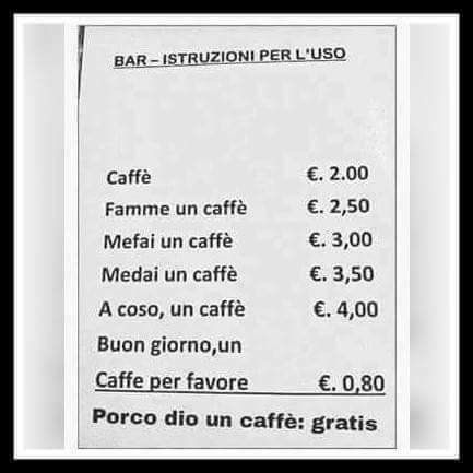 DrogaNostra's tweet photo. Caffè https://t.co/4aLKegxHEV