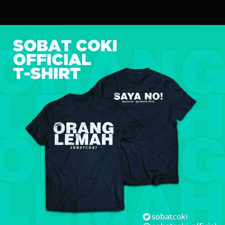 SobatCoki's tweet photo. Goks men ada baju orang kuat nih @anwarcoki yoks yang mau order di tunggu sampe tanggal 10 yak 
Yok siapa yang mau jadi orang kuat nih 😎😎😎 https://t.co/I56UjNFPiR