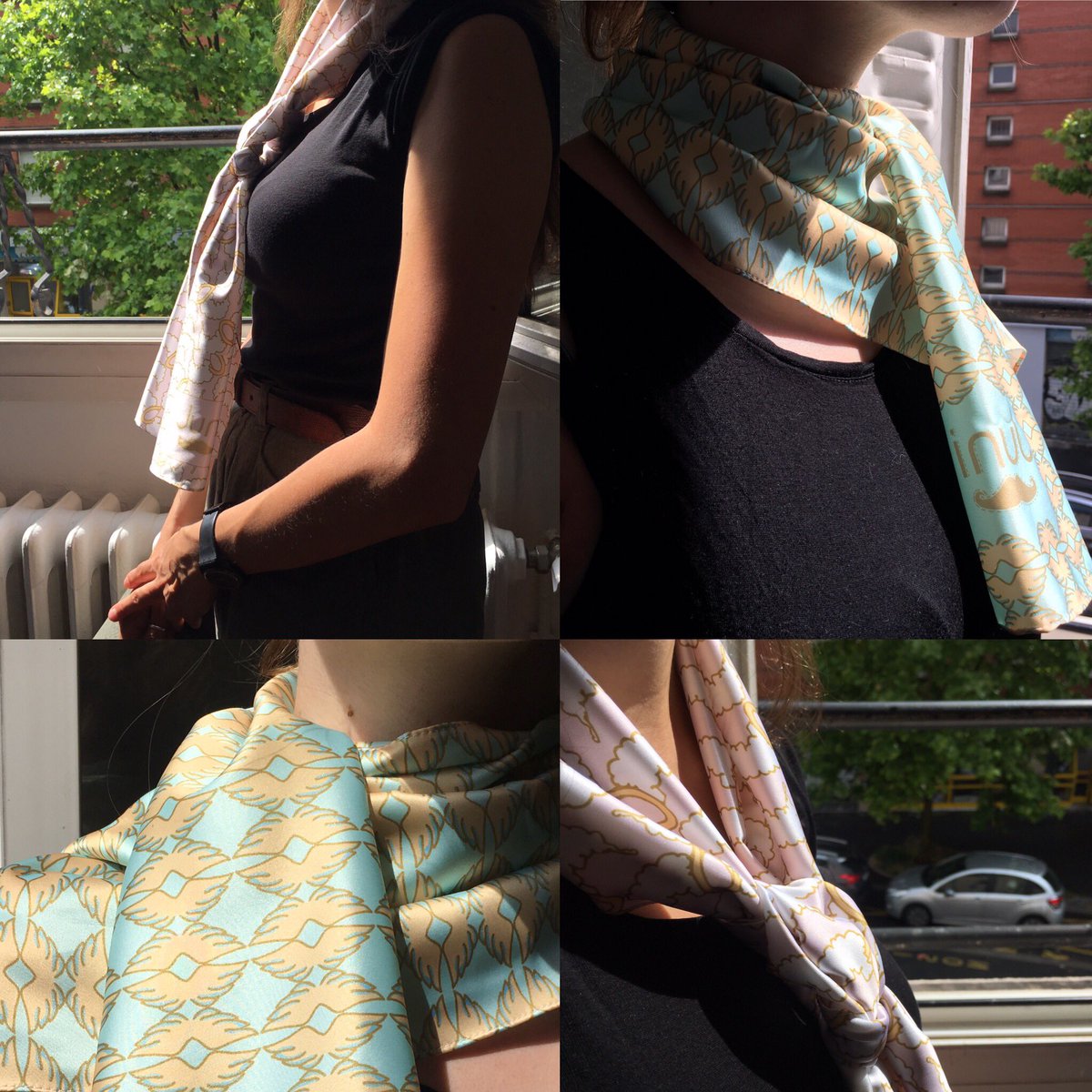 juni_paris's tweet photo. Les foulards Juni sont arrivés!!! Rdv ce soir au #thespringboardshow pour un concert à la #junimdm !! À vos votes!! Bises ! @musiquedumetro https://t.co/U9xww52cAe