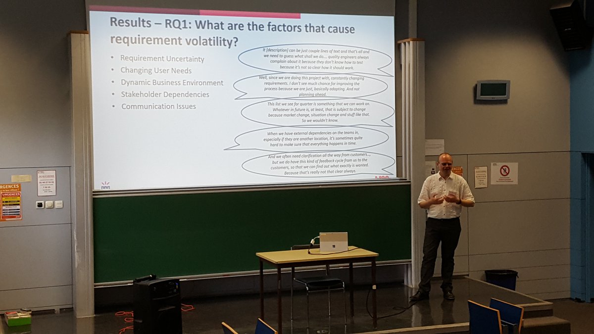ICSSP's tweet photo. S. Aaramaa, S. Dasanayake, M
Oivo, et al. “Requirements Volatility in Software Architecture Design: An Exploratory Case Study” https://t.co/F7p1zf5X25