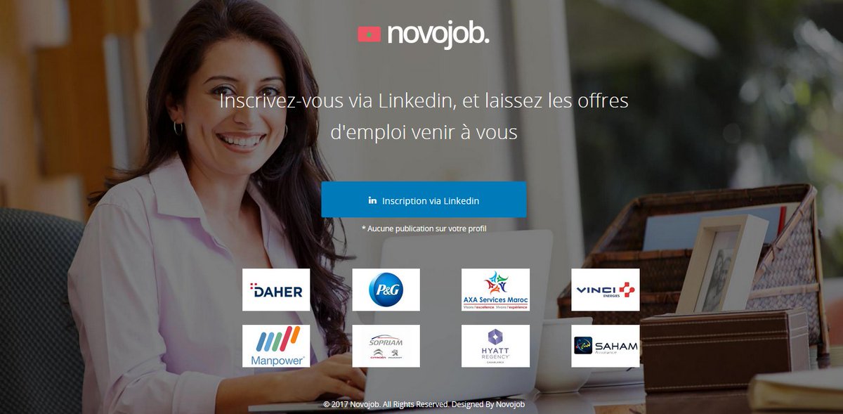 NovojobM's tweet photo. 📌 Inscrivez vous sur #Novojob #Maroc en UN Clic et postulez aux offres #Emploi #recrutement par ici:https://t.co/wqBBIaQfrW https://t.co/QwWsV5PRR7