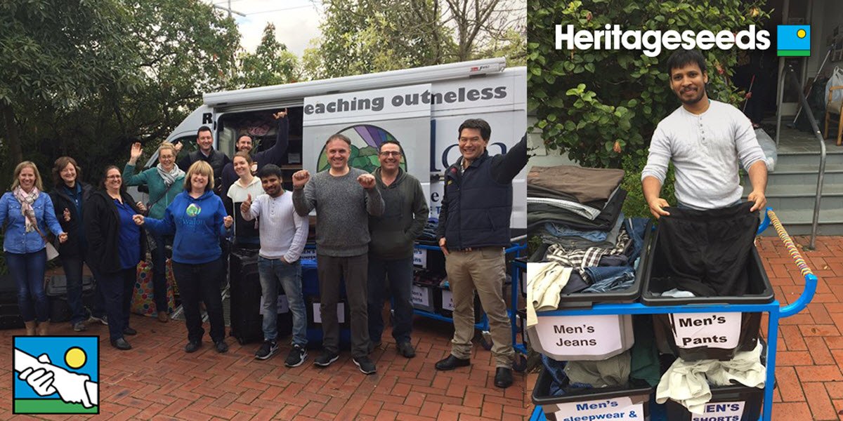 BarenbrugAUS's tweet photo. @HeritageSeeds Dandenong team #HelpingWithHands at the @Avalon_Centre in Melb. A great charity assisting those who need it most. #feelsgood https://t.co/tBfDZVPqPJ