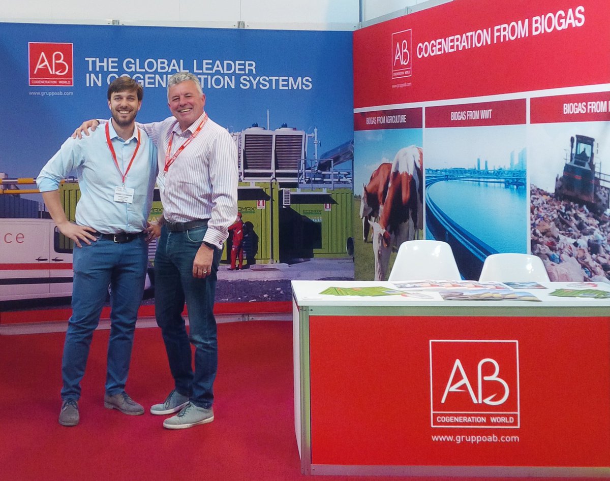 GruppoAB's tweet photo. Waiting for you today at the UK AD & Biogas 2017 @adbioresources, Birmingham | Booth #K404 #biogastradeshow #biogas https://t.co/VmhICB0sJ8 https://t.co/m7g2bkTLnI