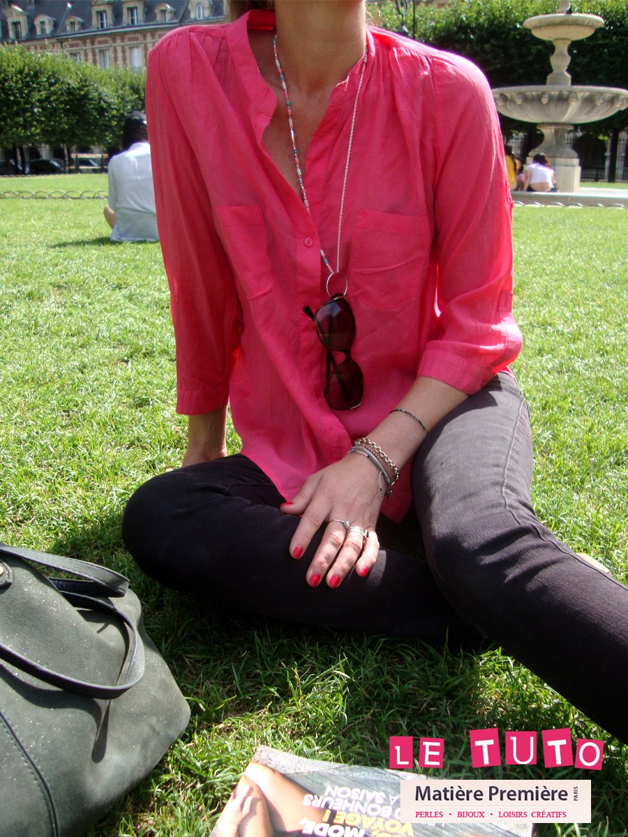 MatPremParis's tweet image. Découvrez notre nouveau TUTO spécial vacances : le collier porte-lunettes !
&amp;gt;&amp;gt;&amp;gt;matierepremiere.fr/collier-porte-…