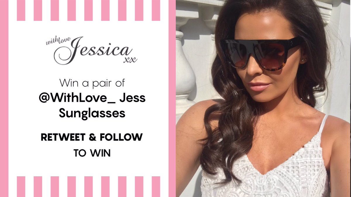 WithLove_Jess's tweet photo. Who wants to win a pair of @WithLove_Jess sunglasses?! RT &amp; FOLLOW to #win 💕💕💕 https://t.co/SgN6JqpRE1
