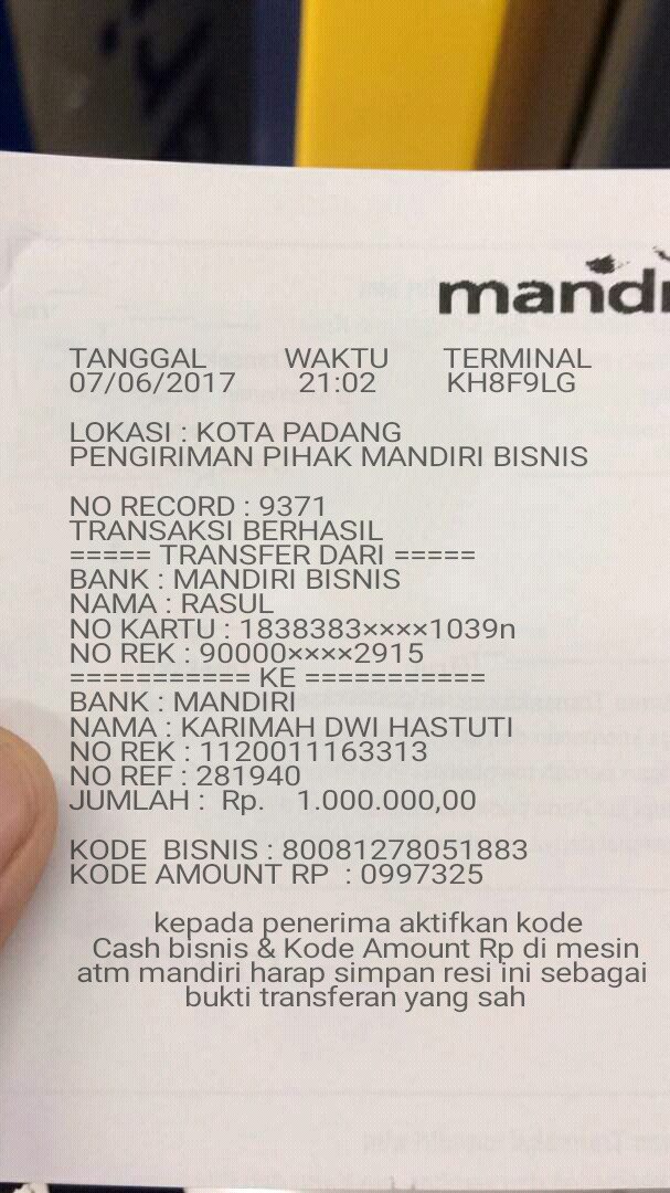 dedyhardian's tweet photo. @bankmandiri min ini penipuan ya ??? https://t.co/9wCrUwU8RA