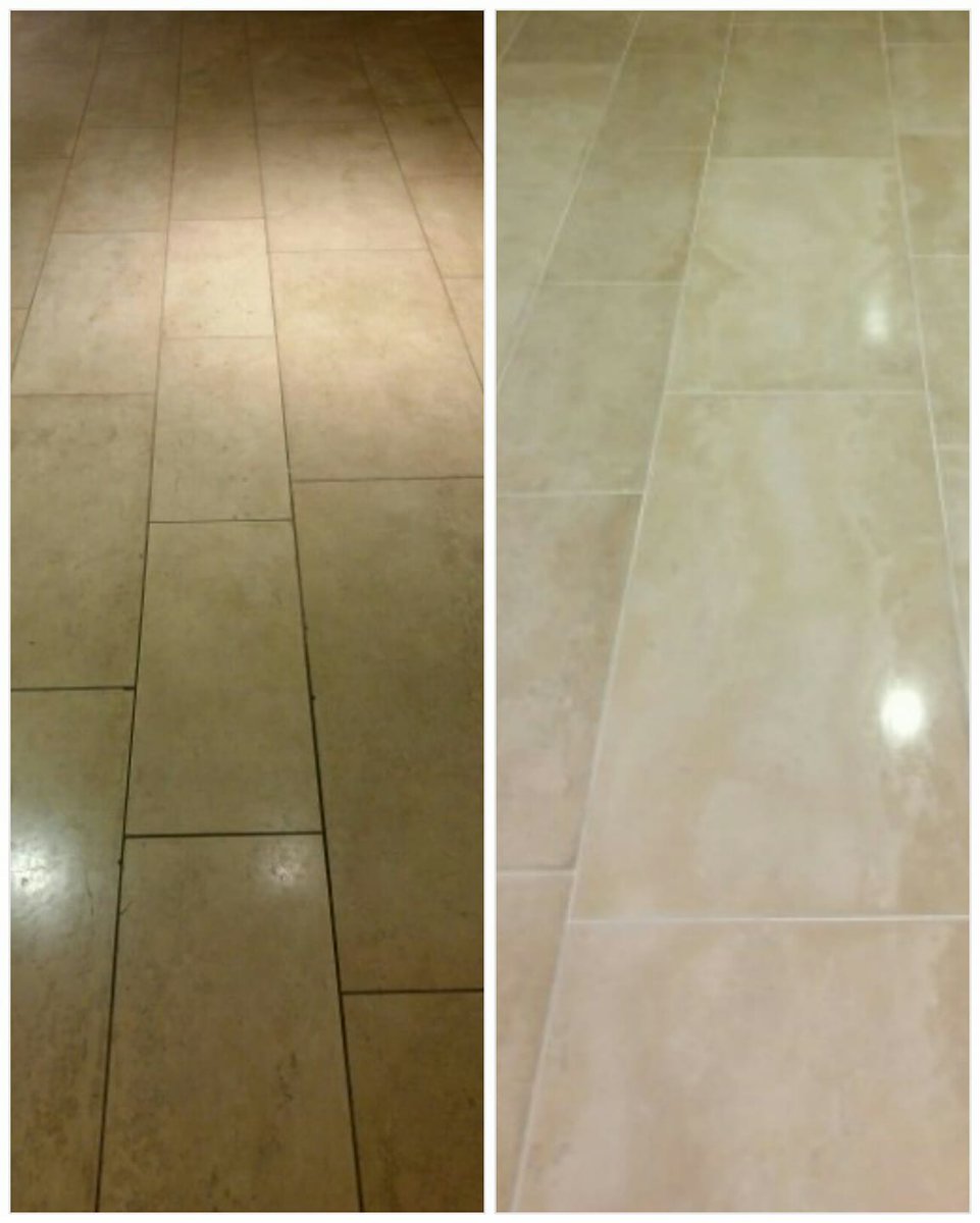 Our Hard Surface Team is truly impressive, this stone was compromised by a flood and our team was able to bring it back to its former glory