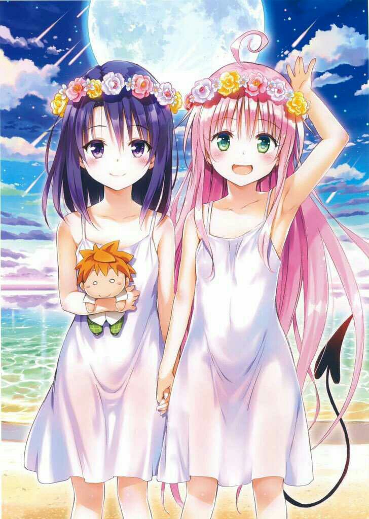dai_and_kao's tweet photo. ララもおめでとう！リトくん羨ましすぎる...変わってよ！
デビルーク三姉妹可愛い
#ララ・サタリン・デビルーク生誕祭
#ララ・サタリン・デビルーク生誕祭2017
#ToLOVEる https://t.co/NRZ4RMOaXM
