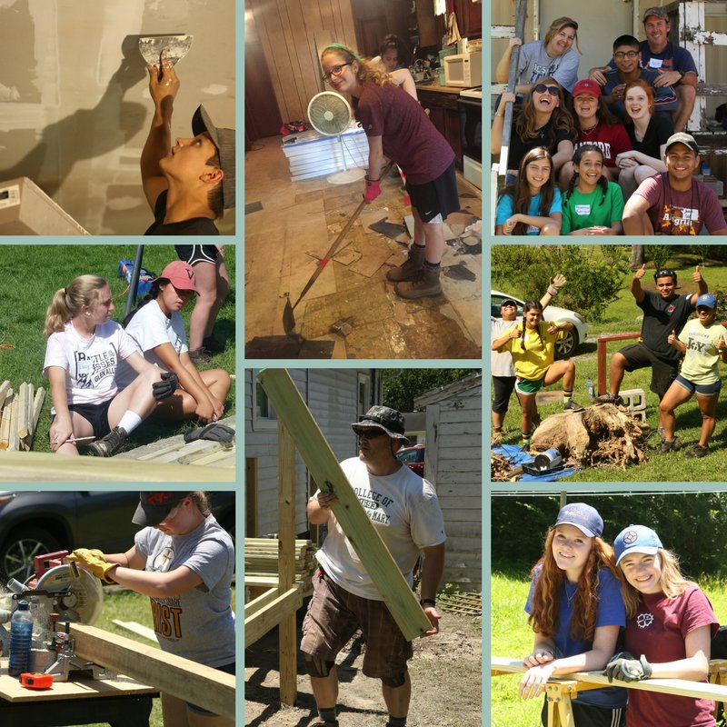 EvangelizeRVA's tweet photo. More images from Diocesan Work Camp. #cdryouth #DWC2017 #fullyalive https://t.co/NSxJ56PWYa