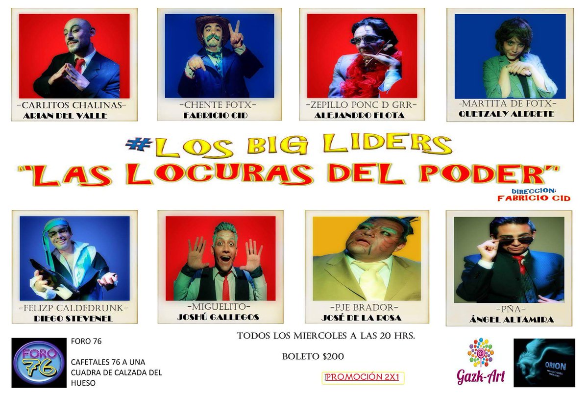 orionteatro's tweet photo. #FelizJueves #LosBuenosSomosMas #NoSeDesesperen los esperamos todos los miércoles 20hrs. #foro76 @FABRICIOCID73 @losbigliders @orionteatro https://t.co/v3rgmGnGwZ