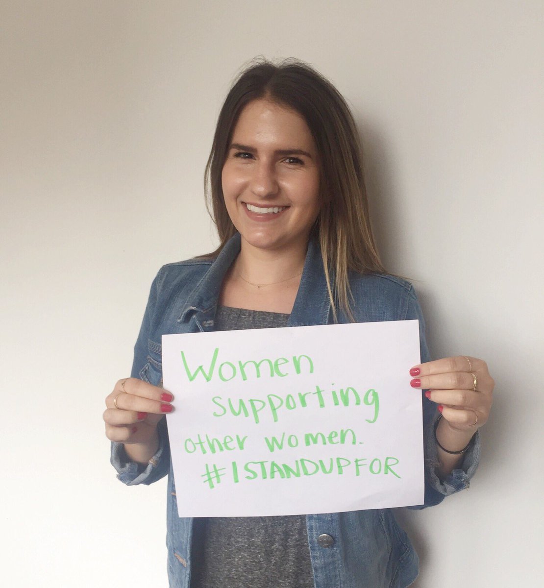 #IStandUpFor women supporting women 👯💪 (share what u stand up for w/ the hashtag and a pic to be featured on <a href="/bustle/">Bustle</a>!)