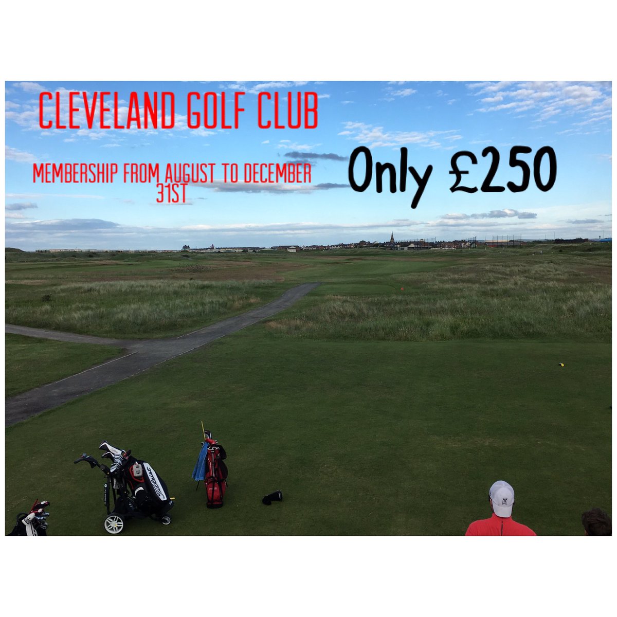 You can join Cleveland Golf Club, for the remainder of #2017 for only £250. For more information call 01642 483462, August - December 2017