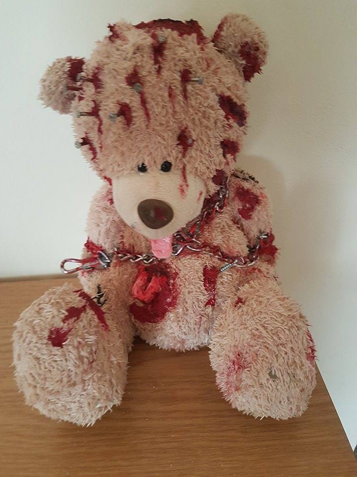 DCZombear's tweet photo. Latest custom made Zom-Bear #zombear https://t.co/3xS8BOwnDS
