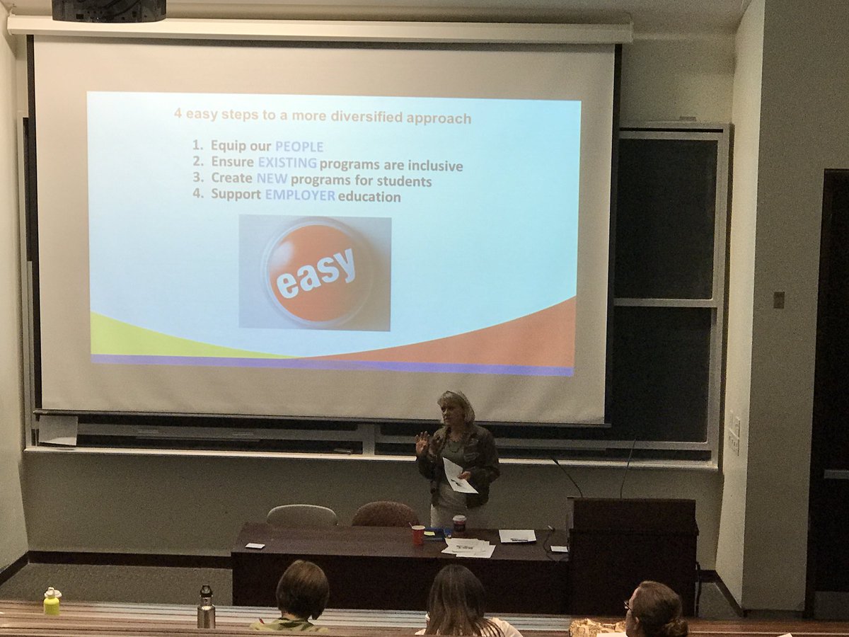 helenfilipe's tweet photo. Diversifying Our Approach: Equity, Diversity, &amp; Inclusion in Career Education by @ameliafmerrick #equity #inclusion #UofTUPS #canada150 https://t.co/txoosoCKjU