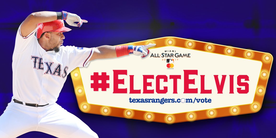 DallasStars's tweet photo. Get this man to Miami for the MLB All-Star Game! A RT is a vote for Elvis Andrus! #ElectElvis https://t.co/UMn3TPxAMc