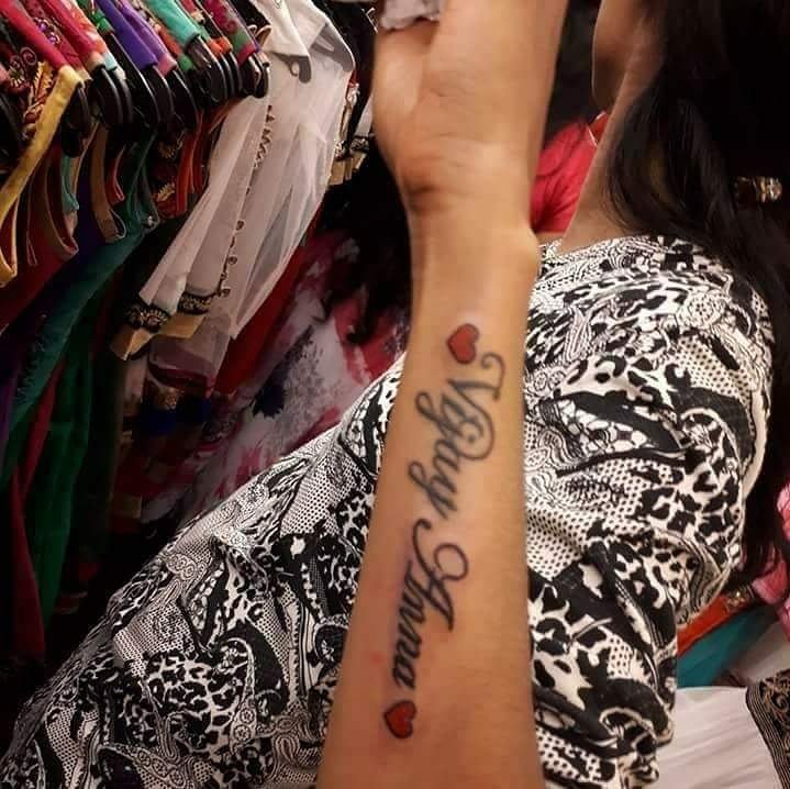 name tattoo pícѕ   ShareChat Photos and Videos