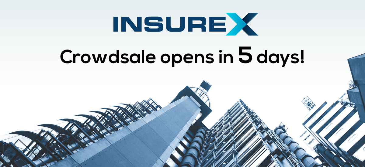 ixt_global's tweet photo. 5 days to go until our crowdsale opens! We start on the 11 July 2pm UTC. Register on https://t.co/GHj5Y19Ejf
#crowdsale #TokenSale #insurex https://t.co/9Nr4OyH2Fb