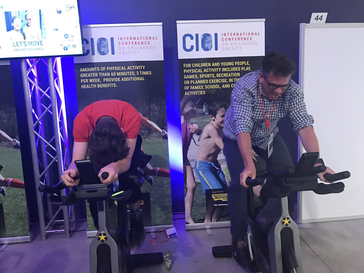 paula_vassallo's tweet photo. @harryrutter setting the example - the importance of #physicalactivity in maintaining a healthy lifestyle #CIOI2017 #childhoodobesity https://t.co/ogDsP7v7sQ