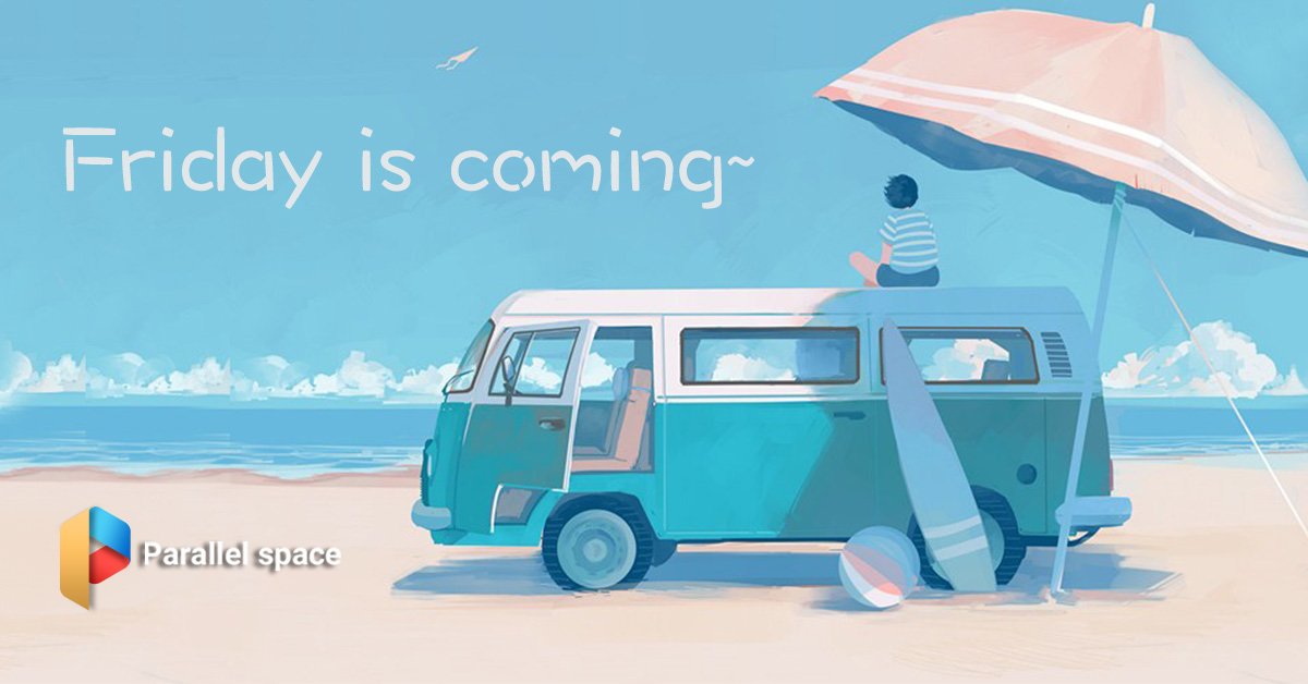 parallel_space's tweet image. Friday is coming~ Make some fun with Parallel Space, such as TWO game accounts online at the same time 🙃🙂