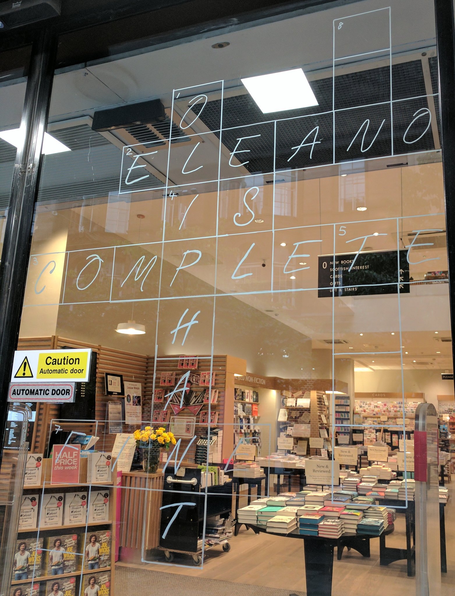 Waterstones Glasgow on Twitter "We are delighted to offer you Eleanor