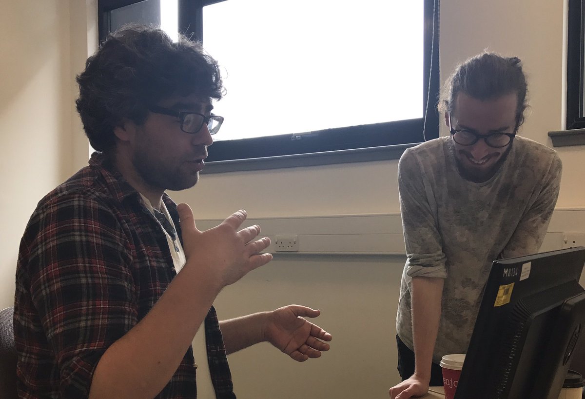 8Bit10Games's tweet image. Teams helping each other as part of @AbertayDare. We love our room mates @oil_weedoor #dareacademy #abertay