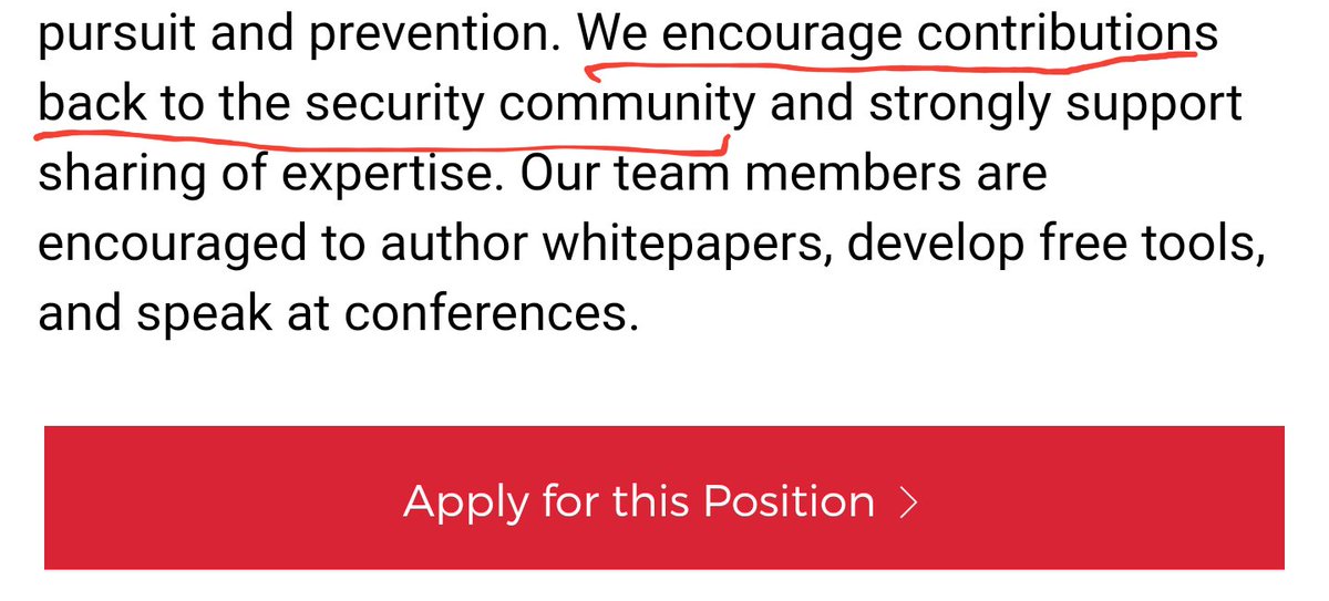 ItsReallyNick's tweet photo. No evil is "undetectable" - come help us find it.
Our small Advanced Practices Detection and Analysis team is hiring
https://t.co/TaaQasWn8f https://t.co/IGK3BJGEdE