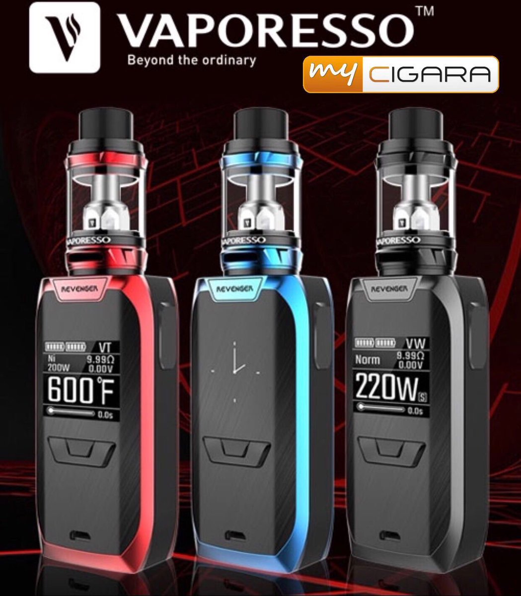 The new vaporesso revenger kit is now available in selected stores! bit.ly/VapRevenger