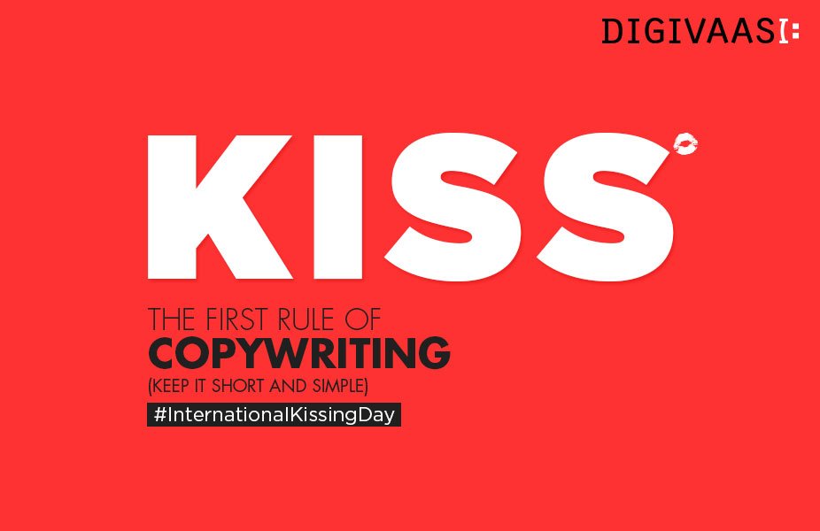digiVaasi's tweet photo. We ain't kidding. Kiss and master the art of copywriting! #InternationalKissingDay #Digivaasi #SocialMedia https://t.co/io8YP3pWjF