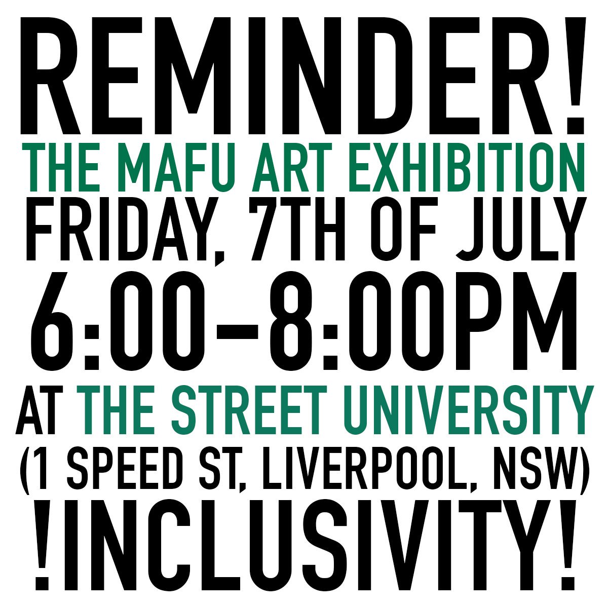 REMINDER! <a href="/StreetUniLivo/">Street Uni Liverpool</a>