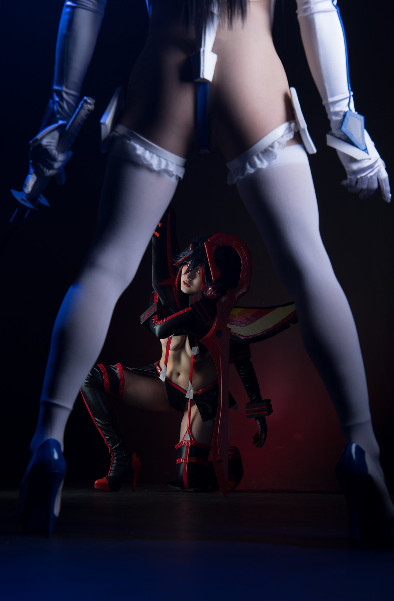 ヒロ コスプレ キルラキル 人衣圧倒 神衣純潔 鬼龍院 皐月 ヒロ 纏 流子 きら Photo Shara Sugasugamomiage Studio Cosna
