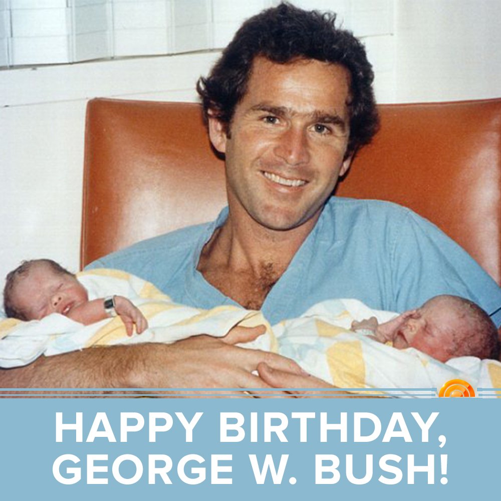 Happy birthday to former President George W. Bush! 