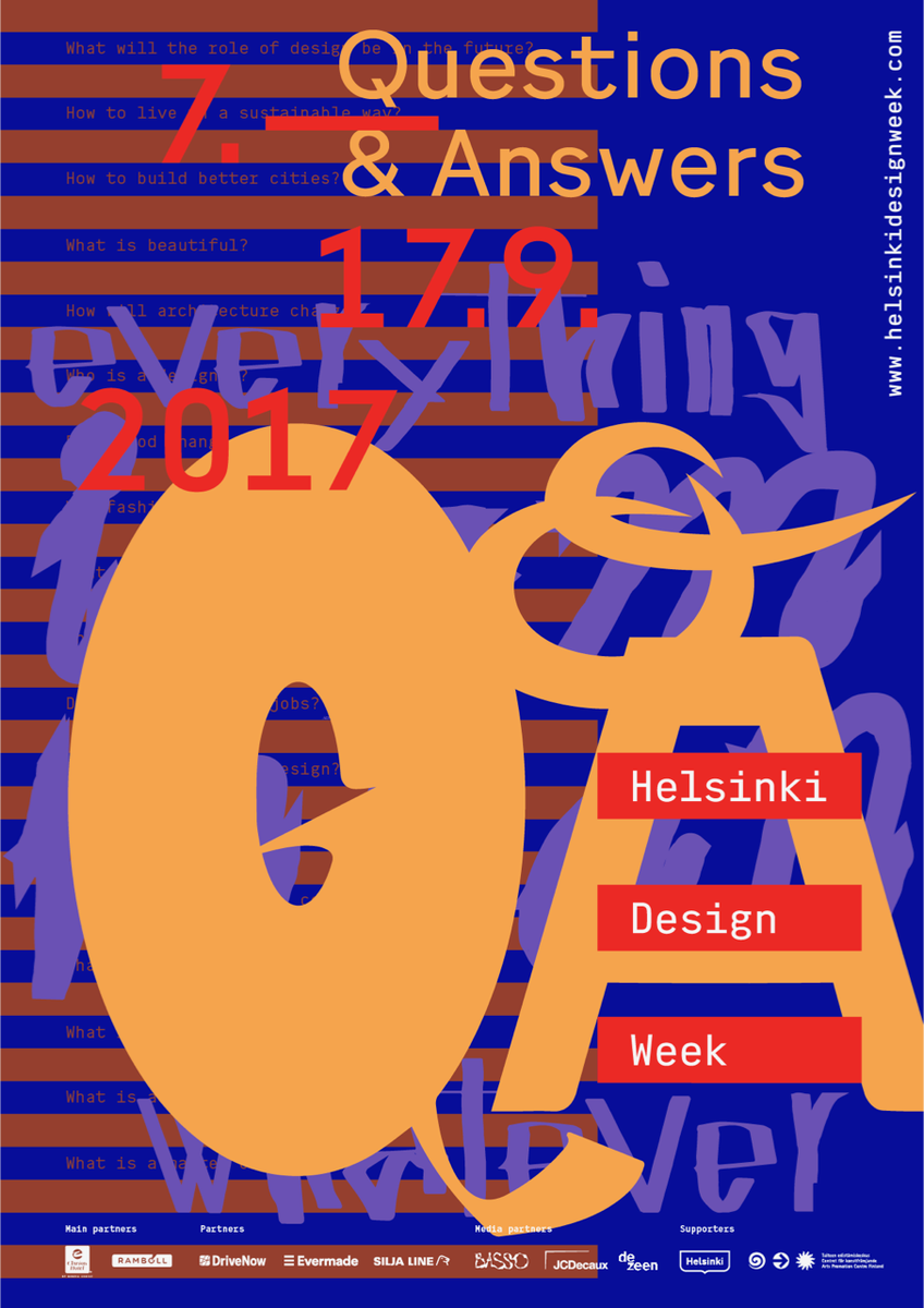HelDesignWeek's tweet photo. Helsinki Design Week 2017 full programme is now published! https://t.co/8rU7m9tVwb #hdw2017 #helsinkidesignweek https://t.co/at5rIlRYOn