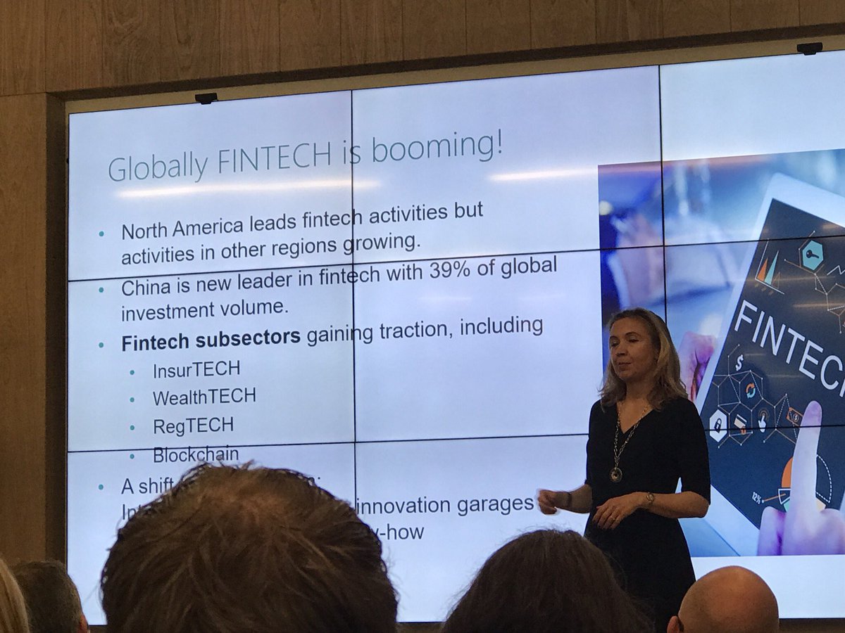 China is new leader in #fintech with 39% of global investment volume 🙄

good morning europe &amp; switzerland! #hwzdigitalfinance