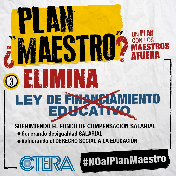 almazan_silvia's tweet image. ELIMINA Leyes Educativas-Paritaria Nacional-Derechos Docentes #NoAlPlanMaestro Macri/Bullrich @pagina12 @eldialp @soniaalesso1 @RobiBaradel