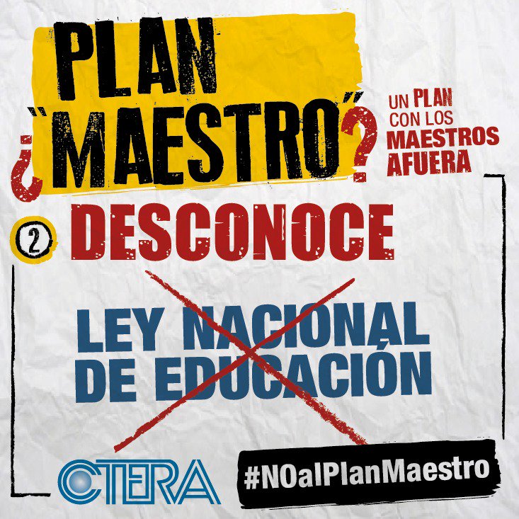 almazan_silvia's tweet image. ELIMINA Leyes Educativas-Paritaria Nacional-Derechos Docentes #NoAlPlanMaestro Macri/Bullrich @pagina12 @eldialp @soniaalesso1 @RobiBaradel